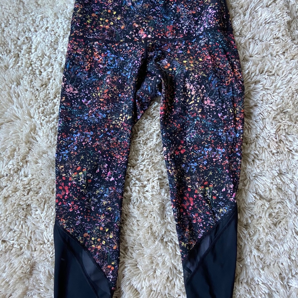 LULULEMON FLORAL PANTS